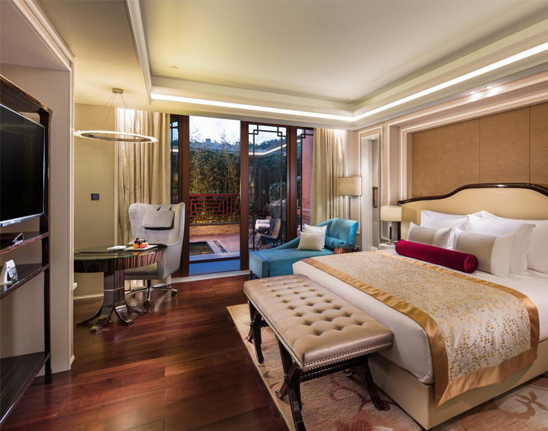 The tranquil suite will not disturb the living atmosphere.
